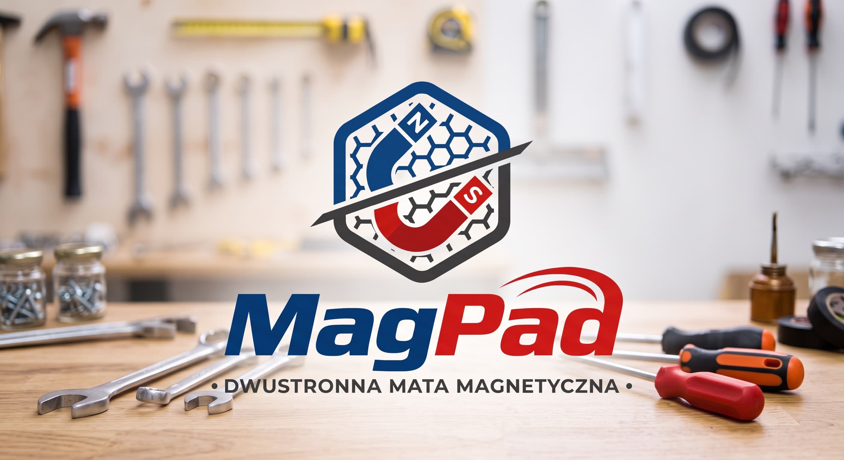 Mata magnetyczna MagPad na stanowisku pracy